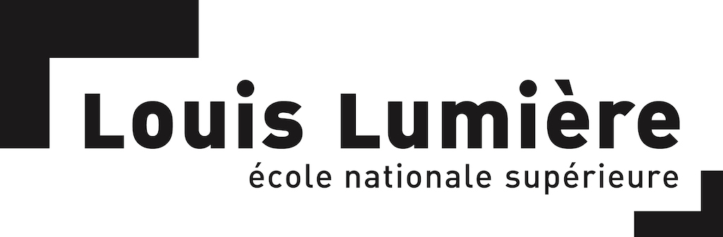 Black and white Ecole nationale supérieure Louis-Lumière logo